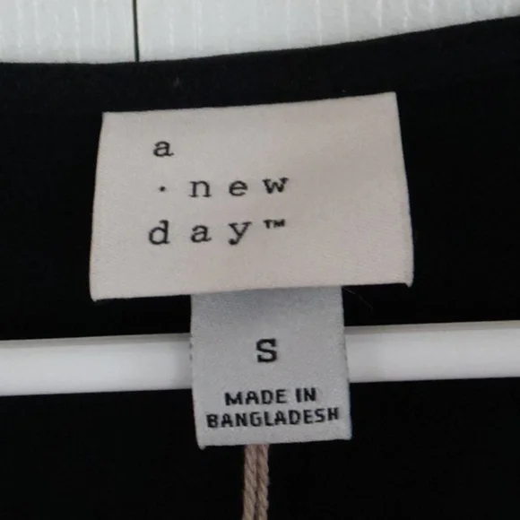 A New Day Classic Black Wrap Dress - Picture 4 of 6